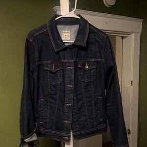 Old Navy Dark Indigo Denim Jacket - Classic Jean Coat